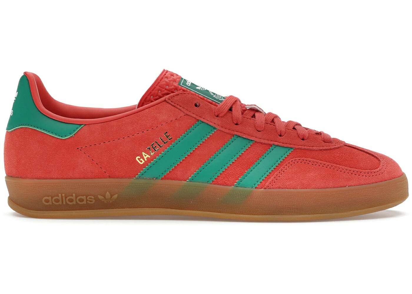 アディダス ガゼル 厚地の外套 緑 緑であること スニーカー メンズ ADIDAS GAZELLE INDOOR PRELOVED SCARLET COURT GREEN / PRELOVED SCARLET COURT GREEN