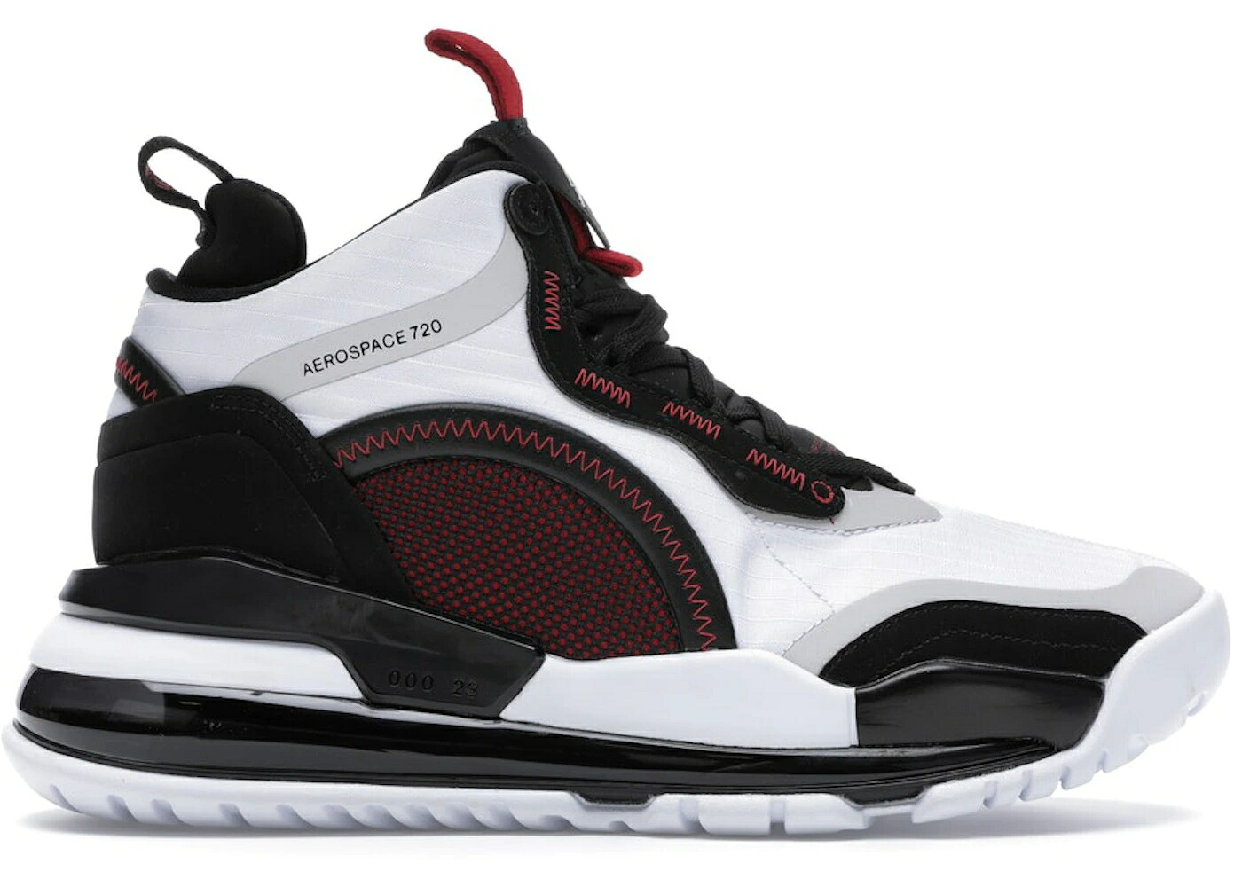 ナイキ ジョーダン エアロスペース 白色 ホワイト 赤 レッド 黒色 ブラック 灰色 グレー スニーカー メンズ JORDAN AEROSPACE 720 WHITE GYM RED BLACK / WHITE BLACK VAST GREY GYM RED|スニケス