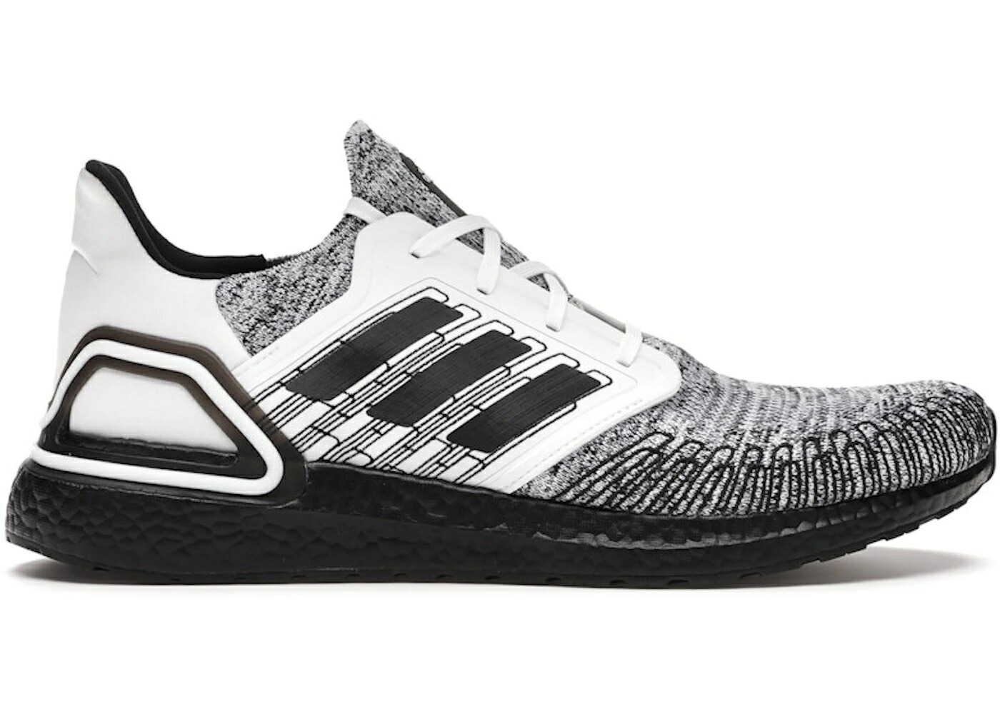 アディダス ウルトラ ブースト 白色 ホワイト コア 黒色 ブラック ウルトラブースト スニーカー メンズ ADIDAS ULTRA BOOST 20 OREO / CLOUD WHITE CORE BLACK CLOUD