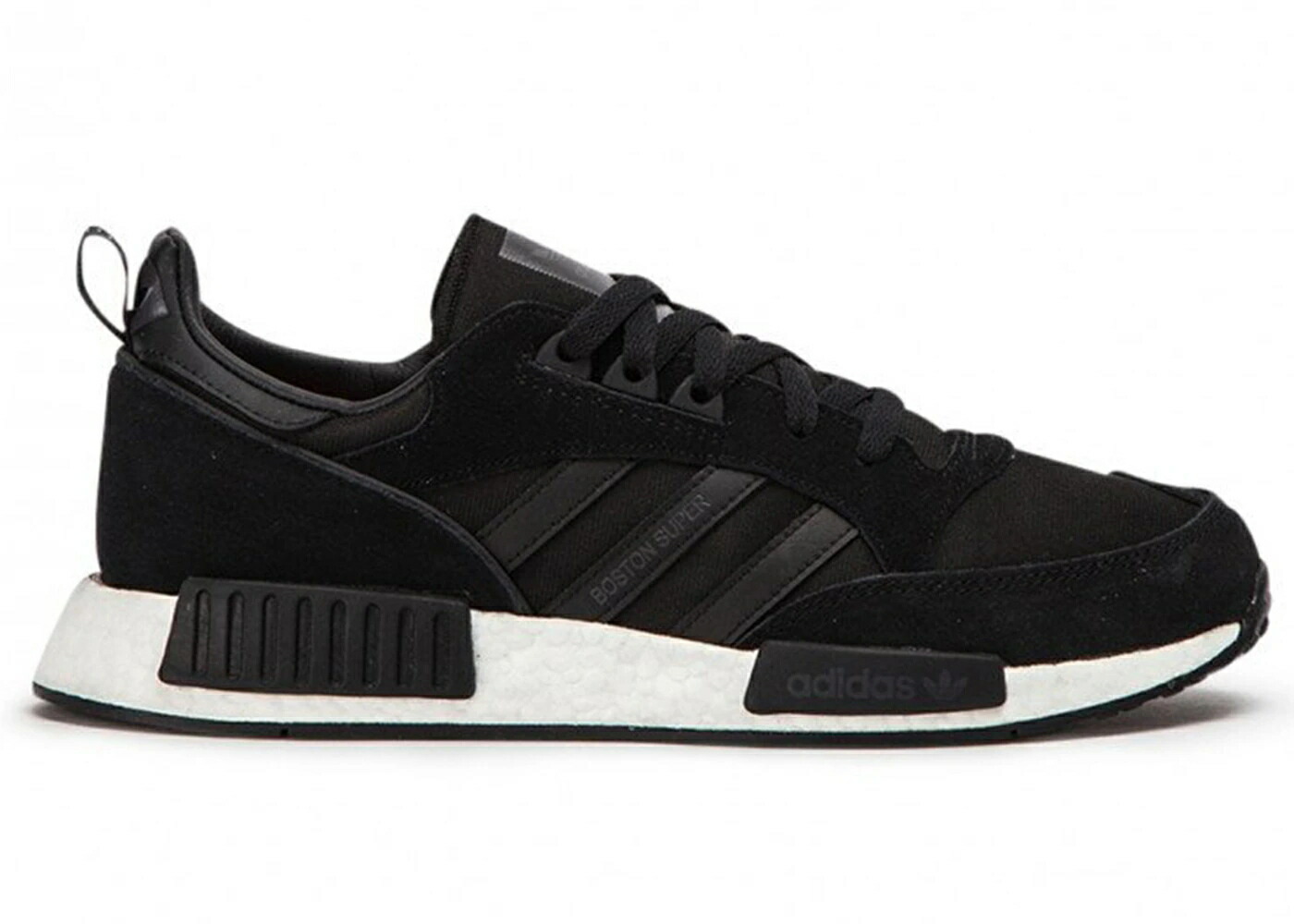 アディダス ボストン コア 黒色 ブラック スニーカー メンズ ADIDAS BOSTON X SUPER R1 CORE BLACK / CORE BLACK UTILITY BLACK SOLAR