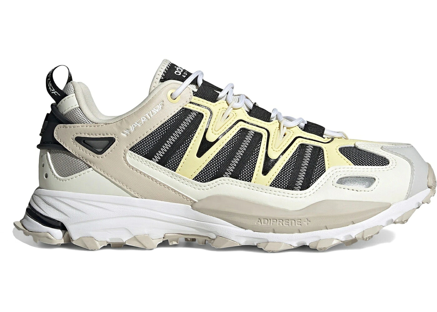 アディダス 白色 ホワイト 黒色 ブラック 黄色 イエロー コア スニーカー メンズ ADIDAS HYPERTURF OFF WHITE BLACK ALMOST YELLOW / OFF WHITE CORE BLACK ALMOST