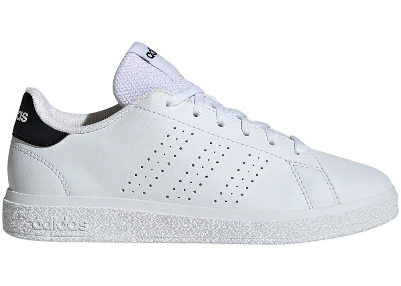 アディダス 白色 ホワイト コア 黒色 ブラック 2.0 ジュニア キッズ ADIDAS ADVANTAGE BASE CLOUD WHITE CORE BLACK (GS) / CLOUD WHITE CLOUD WHITE CORE ベビー マタニティ スニーカー