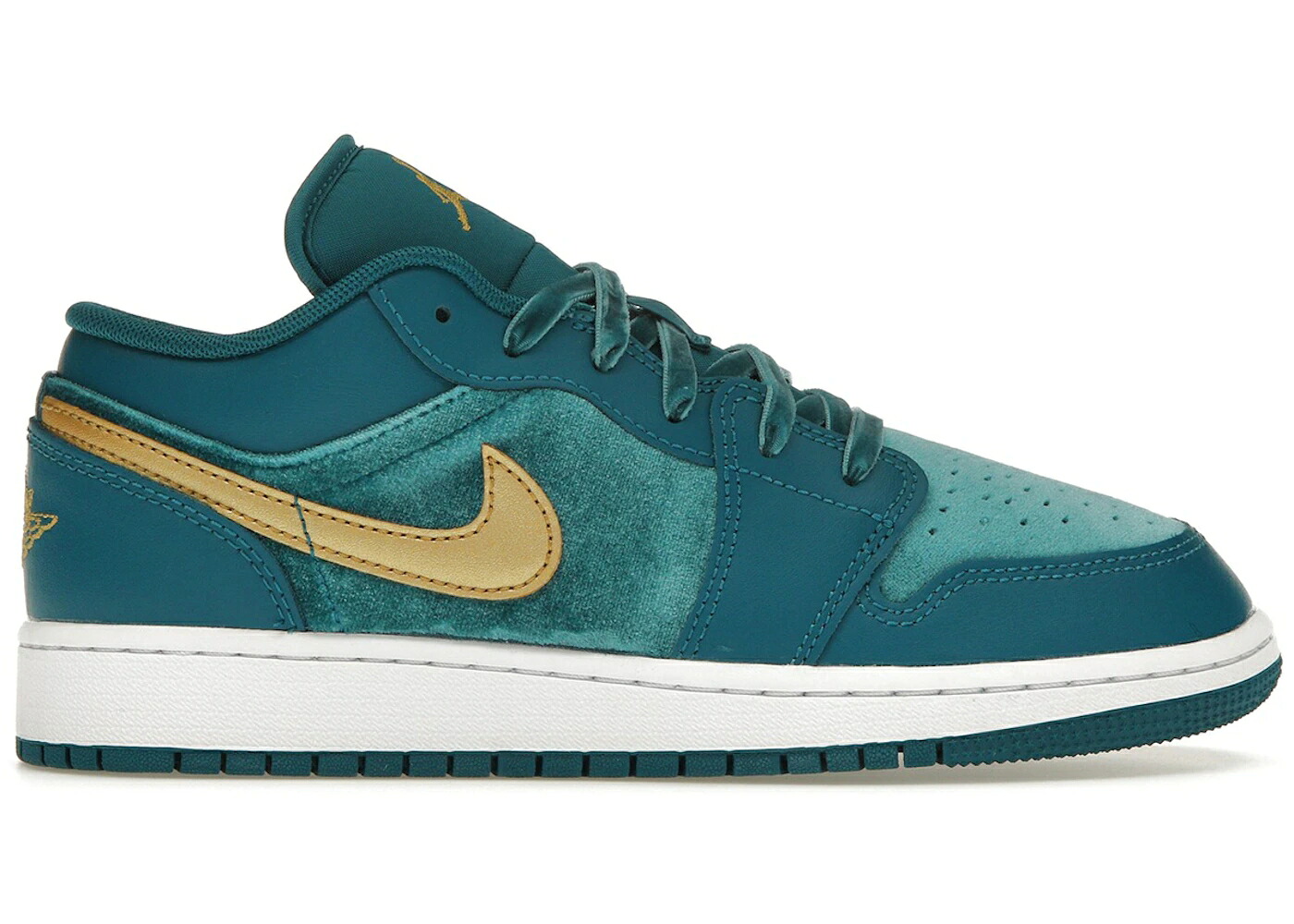 ナイキ ジョーダン ゴールド ジュニア キッズ JORDAN 1 LOW SE GEODE TEAL METALLIC GOLD (GS) / GEODE TEAL METALLIC GOLD ベビー マタニティ スニーカー|スニケス