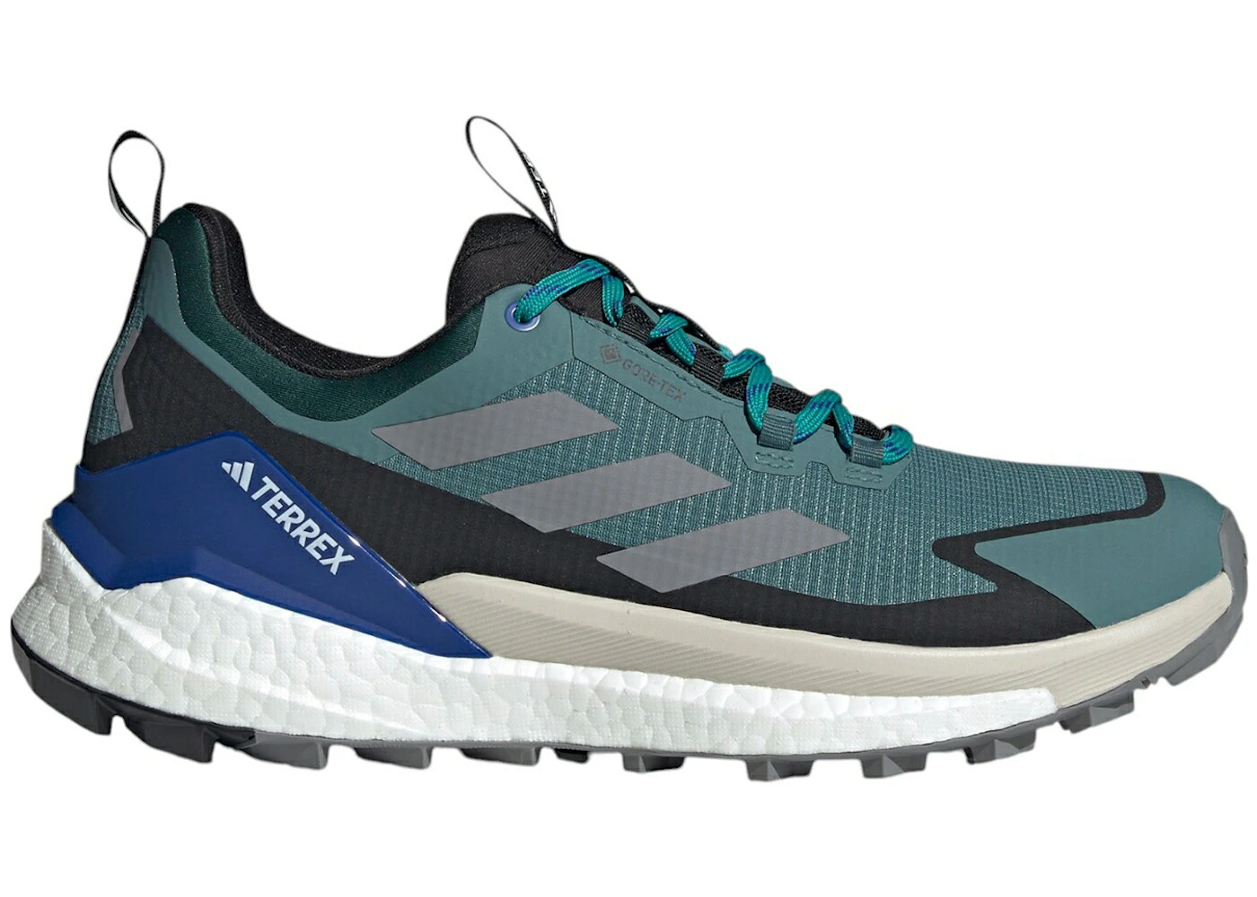 アディダス 無償性 薄墨色 薄墨色 中核グループ 黒いこと 黒いこと 2.0 スニーカー メンズ ADIDAS TERREX FREE HIKER LOWGORE-TEX PRELOVED TEAL GREY THREE CORE BLACK / PRELOVED TEAL GREY THREE CORE