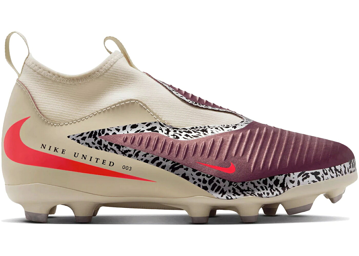 ナイキ ハイ アカデミー ユナイテッド ワイン色 バーガンディー 003個入 ジュニア キッズ NIKE PHANTOM 6 HIGH ACADEMY FG/MG UNITED 003 PACK (GS) / BURGUNDY CRUSH FOSSIL UNIVERSITY ベビー マタニティ スニー｜スニケス