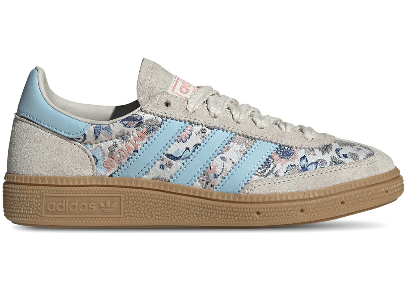 アディダス ハンドボール スペシアル 白いこと 白いこと 青碧 青碧 お坊っちゃん キッズ ADIDAS HANDBALL SPEZIAL LIBERTY LONDON OFF WHITE ICEY BLUE (GS) / OFF WHITE ICEY BLUE GUM もの言う花 マタニティ スニーカー