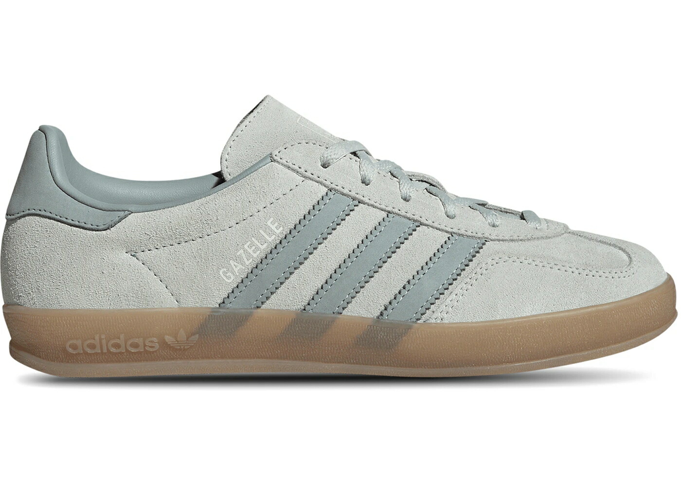 アディダス ガゼル 緑 グリーン WOMEN'S スニーカー レディース ADIDAS GAZELLE INDOOR LINEN GREEN WONDER SAGE (WOMEN'S) / LINEN GREEN WONDER SAGE GUM