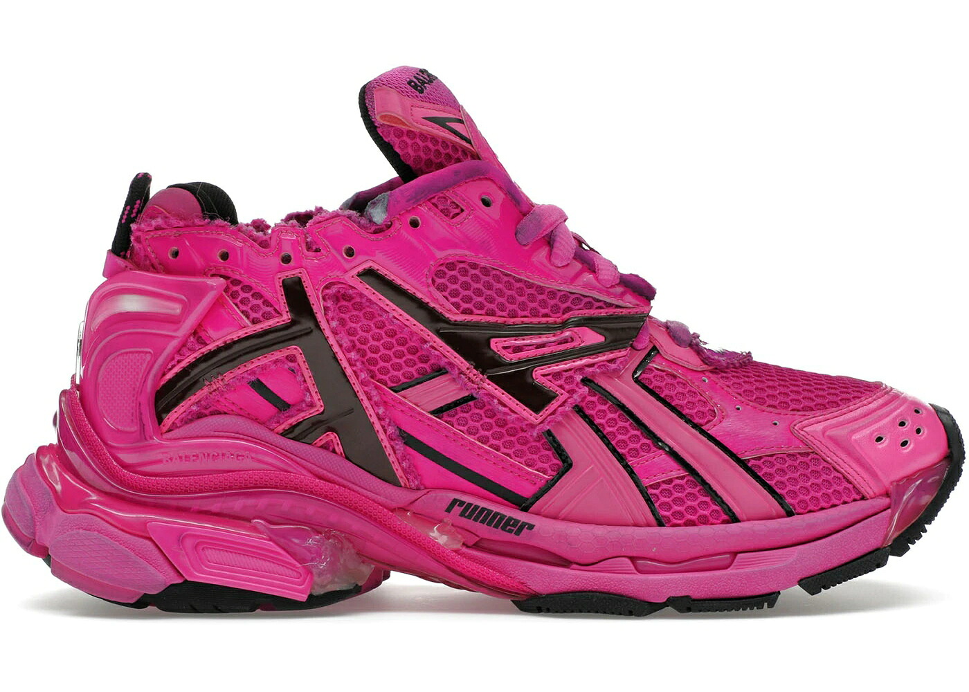 バレンシアガ サクラ色 黒いこと 黒いこと WOMEN\u0027S スニーカー レディース BALENCIAGA RUNNER FUCHSIA PINK (WOMEN\u0027S) / FUCHSIA PINK BLACK