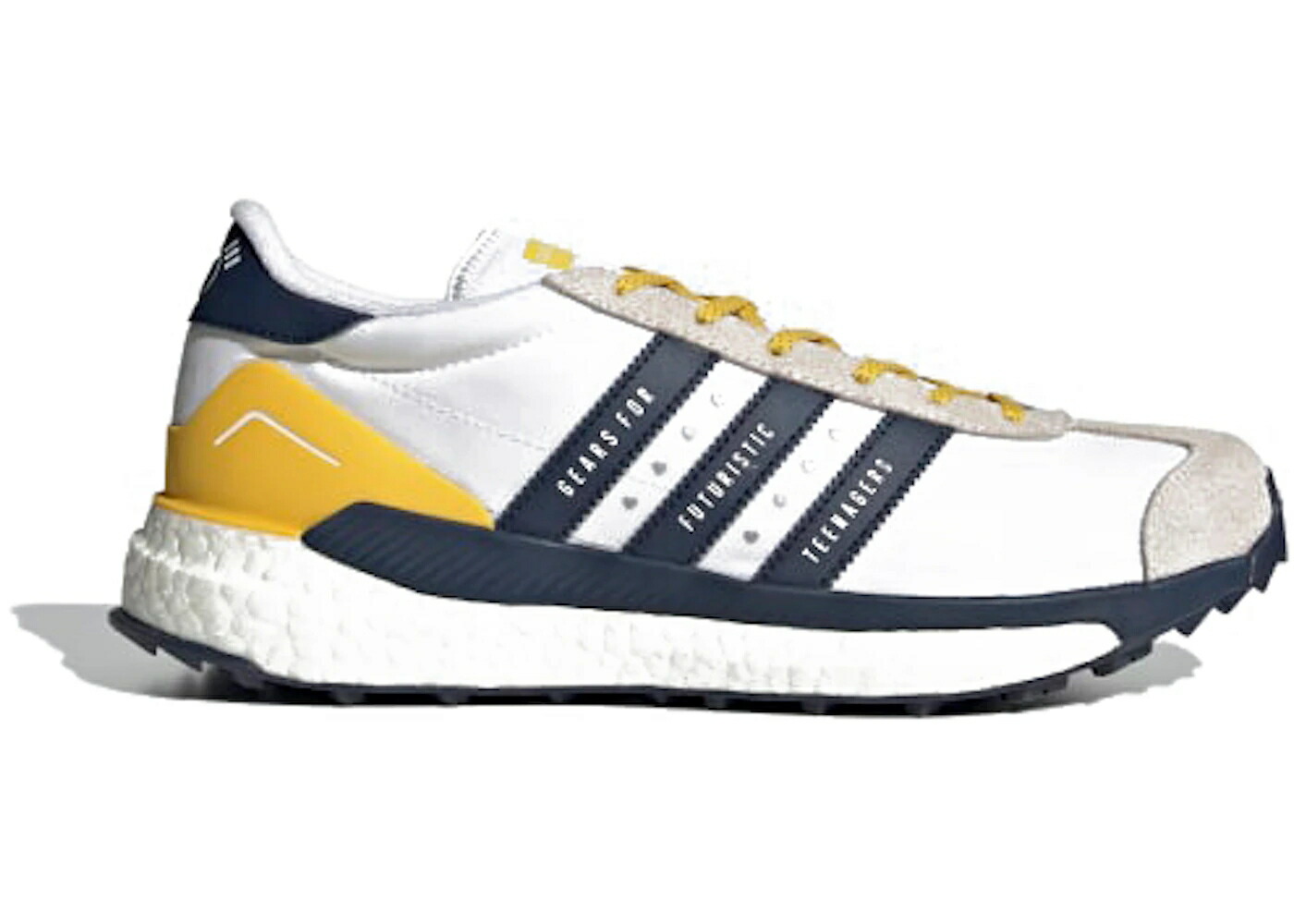 アディダス カントリー 白いこと 白いこと 紺色 米国海軍 黄味がかった 黄色 スニーカー メンズ ADIDAS COUNTRY HUMAN MADE / FOORWEAR WHITE NAVY YELLOW
