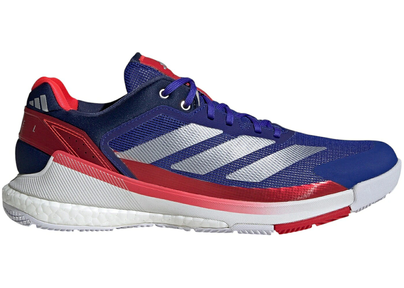 アディダス ブースト 青碧 青碧 しろがね色 しろがね色 白いこと 白いこと スニーカー メンズ ADIDAS CRAZYQUICK BOOST PADEL LUCID BLUE SILVER METALLIC CLOUD WHITE / LUCID BLUE SILVER METALLIC CLOUD
