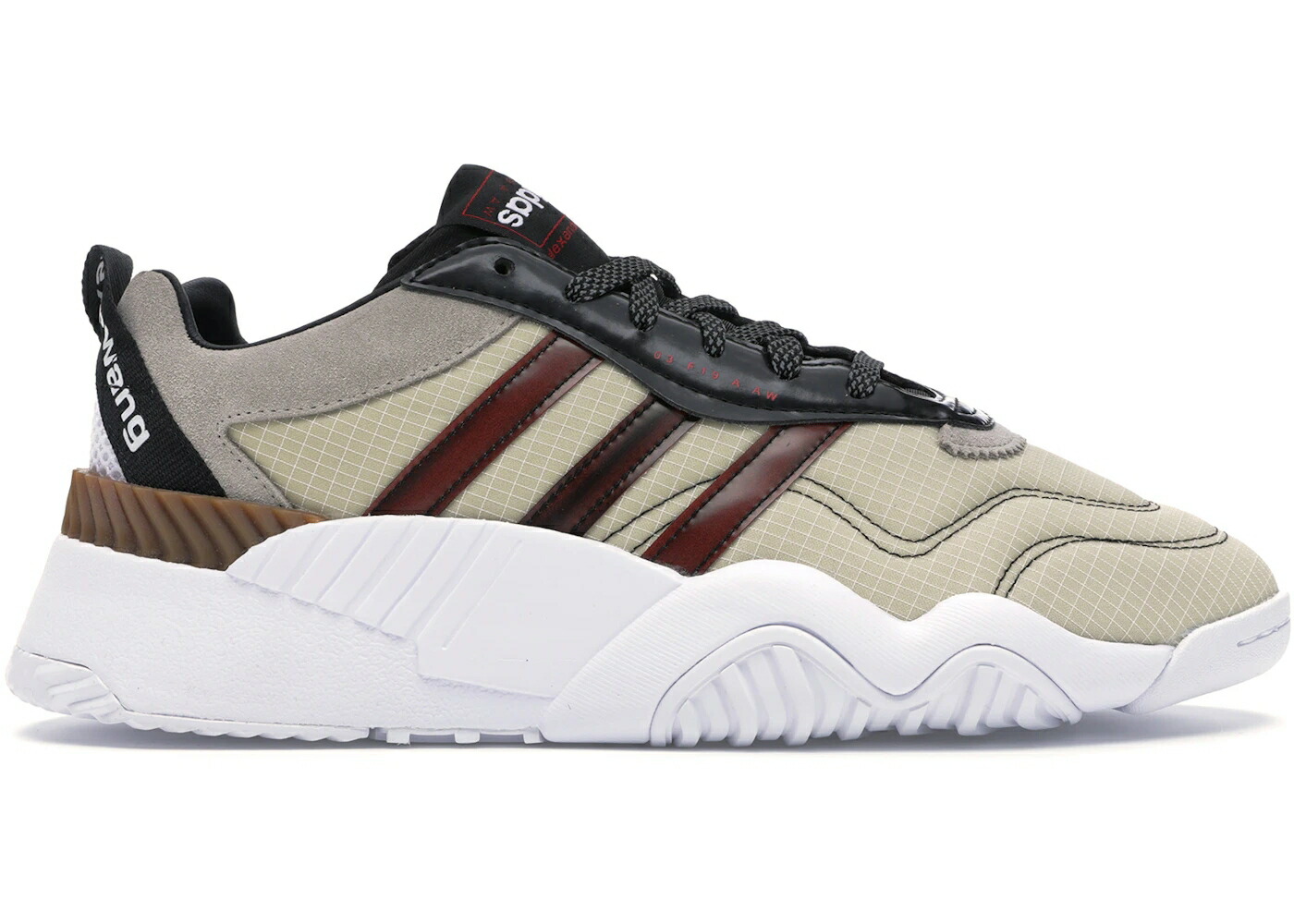 アディダス 調教師 赤銅色 赤銅色 中核グループ 黒いこと 黒いこと スニーカー メンズ ADIDAS AW TURNOUT TRAINER ALEXANDER WANG LIGHT BROWN / CORE BLACK LIGHT BROWN BRIGHT