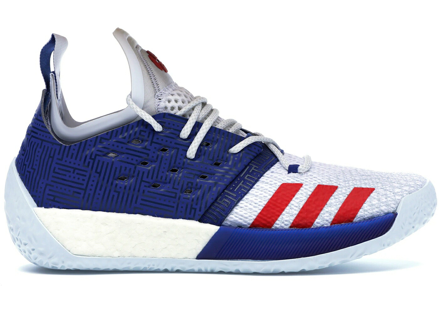 アディダス ハーデン 白色 ホワイト 青色 ブルー VOL. スニーカー メンズ ADIDAS HARDEN 2 USA / MYSTERY INK FOOTWEAR WHITE BLUE