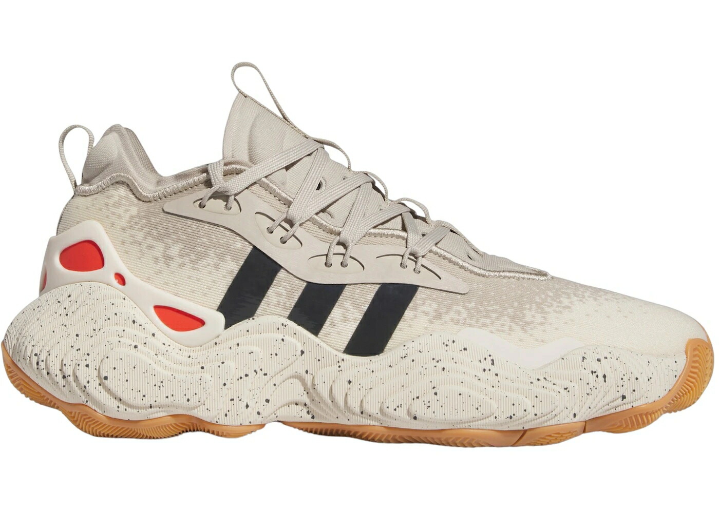 アディダス ベージュ 灰色 グレー 白色 ホワイト スニーカー メンズ ADIDAS TRAE YOUNG 3 WONDER BEIGE GREY WHITE / WONDER BEIGE GREY FIVE WONDER