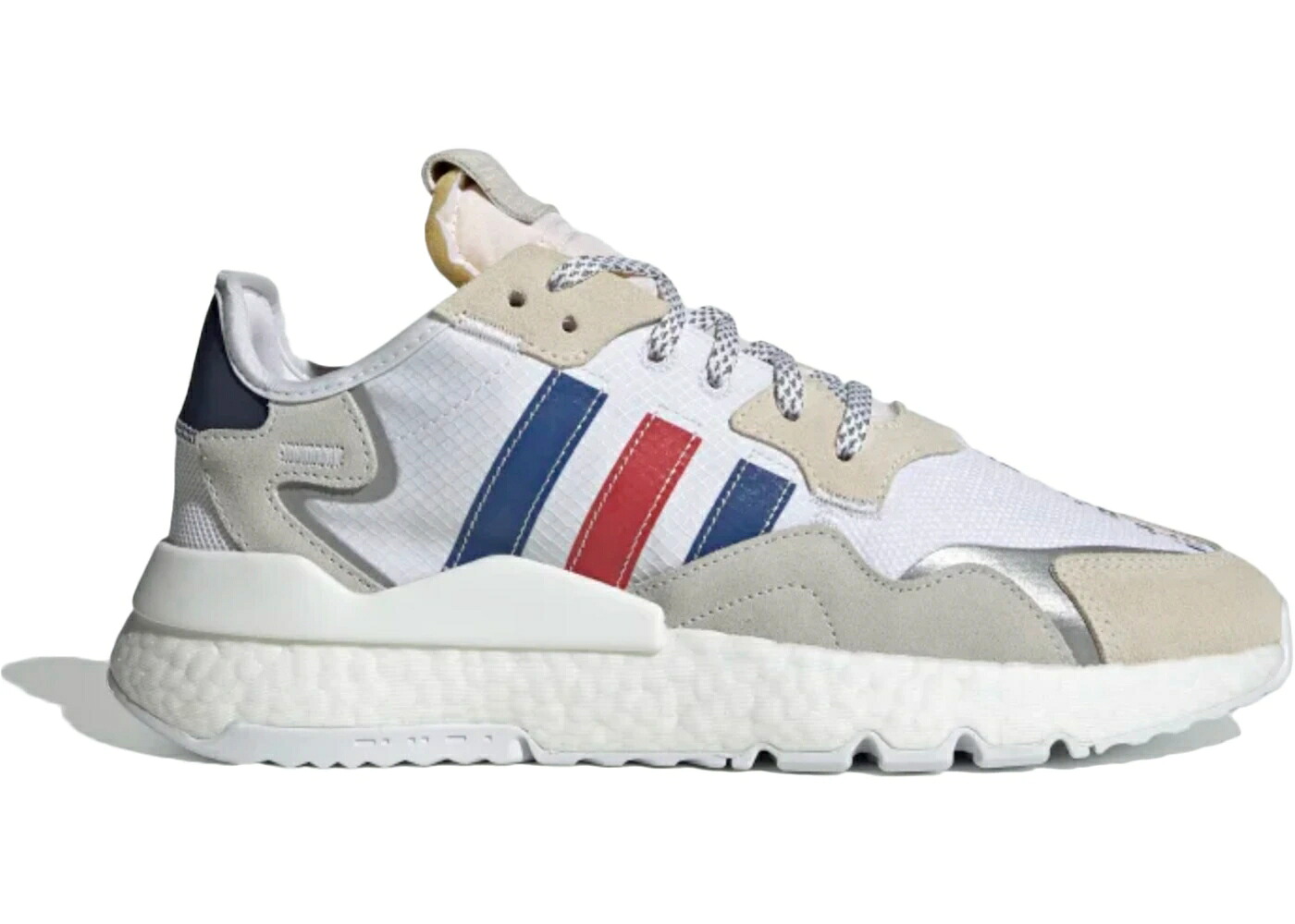 アディダス ジョガーパンツ 白いこと 白いこと スニーカー メンズ ADIDAS NITE JOGGER CLOUD WHITE COLLEGIATE ROYAL / CLOUD WHITE COLLEGIATE ROYAL スニーカー-メンズ靴