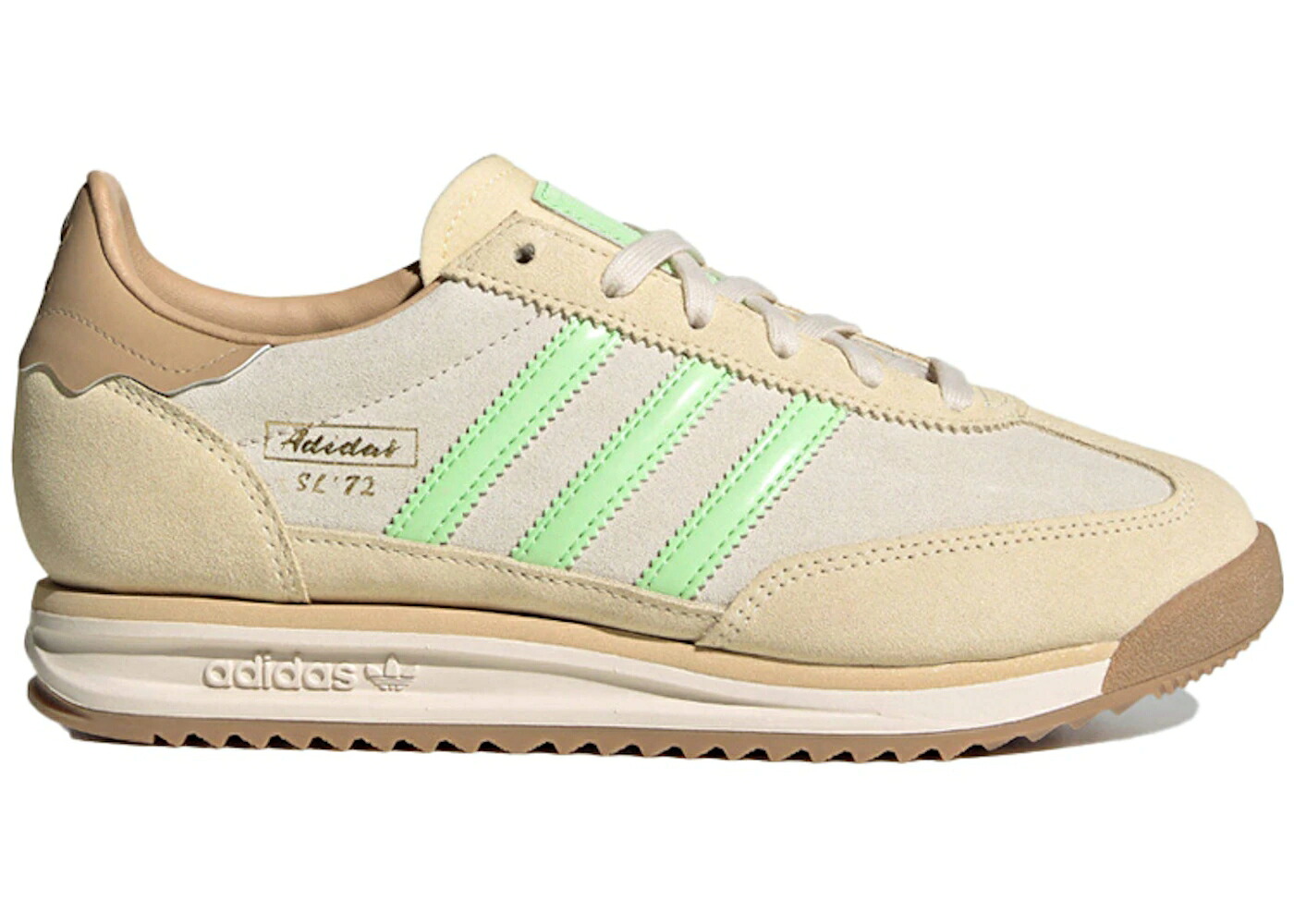 アディダス ベージュ 緑 緑であること 赤銅色 赤銅色 VALENTINE\u0027S スニーカー メンズ ADIDAS SL 72 RS DAY BEIGE / BEIGE GREEN BROWN