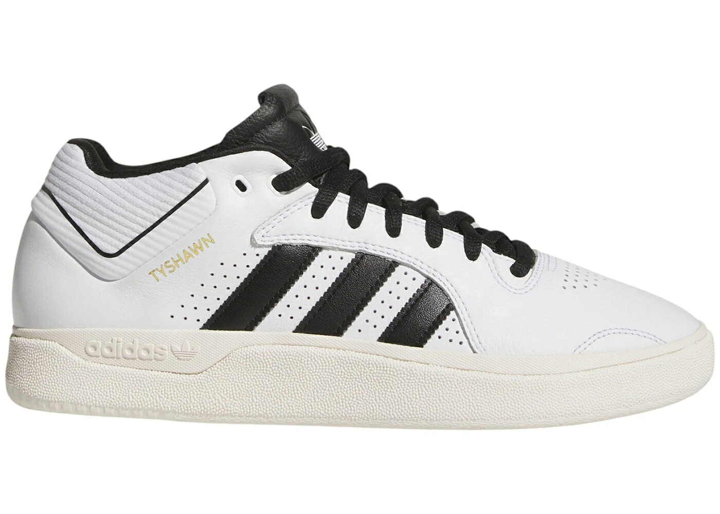 アディダス ミッド 白色 ホワイト コア 黒色 ブラック スニーカー メンズ ADIDAS TYSHAWN MID CLOUD WHITE CORE BLACK / CLOUD WHITE CORE BLACK CLOUD｜スニケス