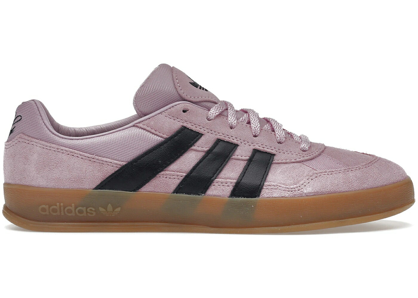 アディダス アロハ 黒色 ブラック コア スニーカー メンズ ADIDAS ALOHA SUPER GONZ ONE BLACK EYE / LIGHT ORCHID CORE BLACK GUM