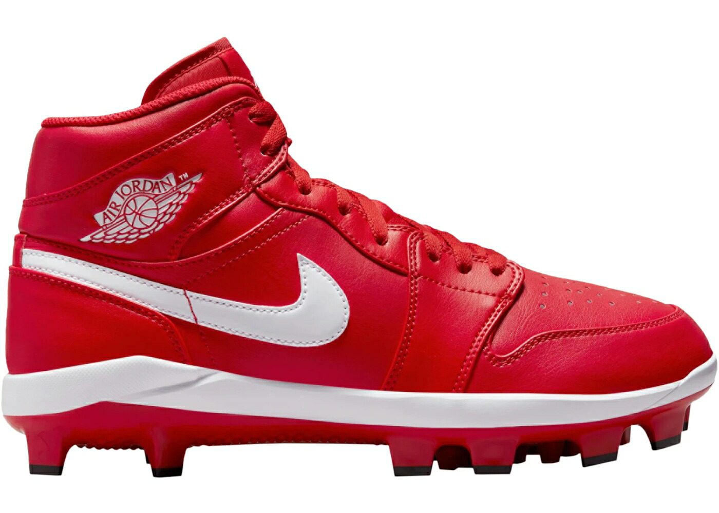 ナイキ ジョーダン 赤 レッド レザー 白色 ホワイト スニーカー メンズ JORDAN 1 RETRO MCS UNIVERSITY RED LEATHER (2023) / UNIVERSITY RED WHITE WHITE