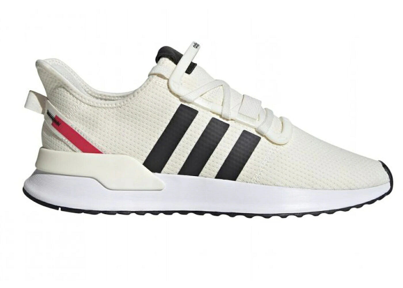 アディダス 幽客 白いこと 白いこと 黒いこと 黒いこと クリムゾン スニーカー メンズ ADIDAS U PATH RUN OFF WHITE / OFF WHITE BLACK BRIGHT CRIMSON