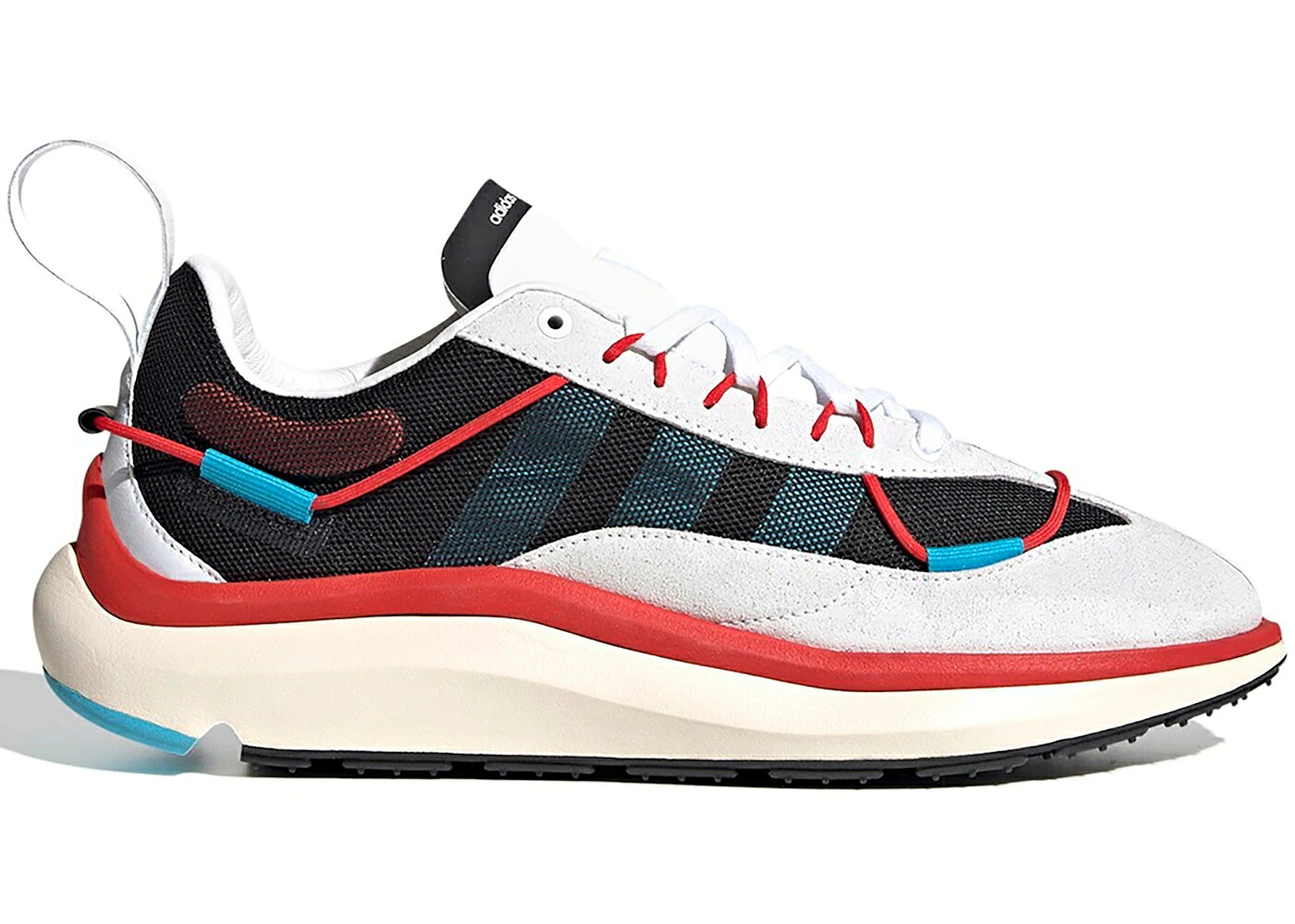 アディダス 幽客 シアン 黒いこと 黒いこと 赤 赤いこと スニーカー メンズ ADIDAS Y-3 SHIKU RUN SIGNAL CYAN / BLACK SIGNAL CYAN RED