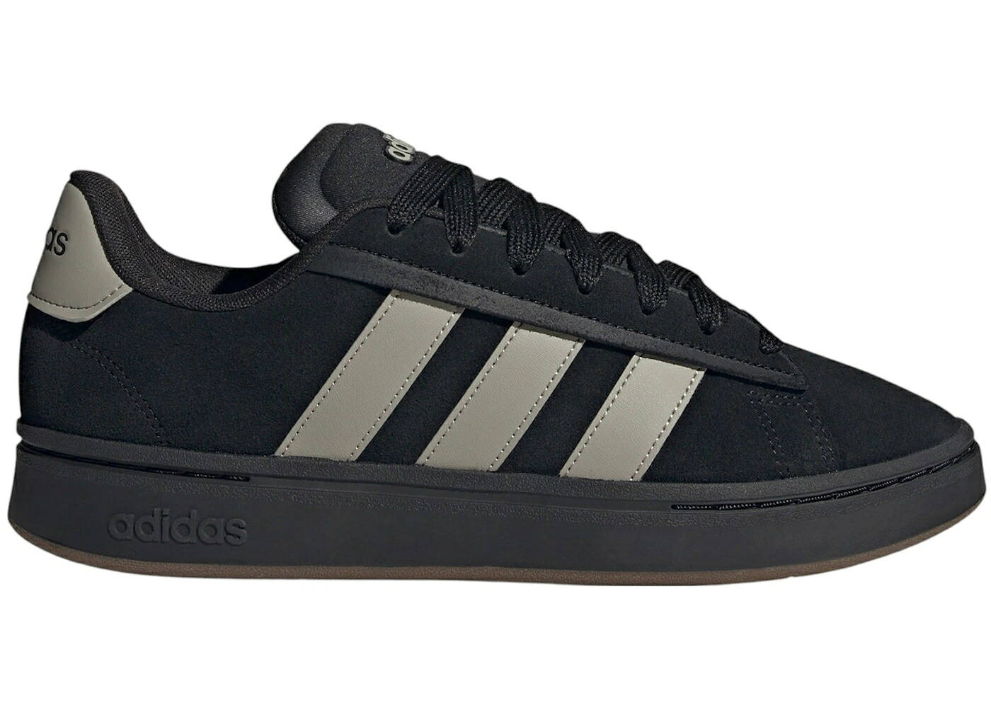 アディダス グランド コート アルファ コア 黒色 ブラック ベージュ スニーカー メンズ ADIDAS GRAND COURT ALPHA CORE BLACK PUTTY BEIGE GUM / CORE BLACK PUTTY BEIGE GUM