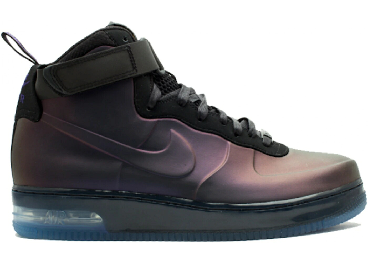 ナイキ ご機嫌 フォームポジット 紫 パープル 空軍 スニーカー メンズ NIKE AIR FORCE 1 HIGH FOAMPOSITE EGGPLANT / VARSITY PURPLE VARSITY PURPLE
