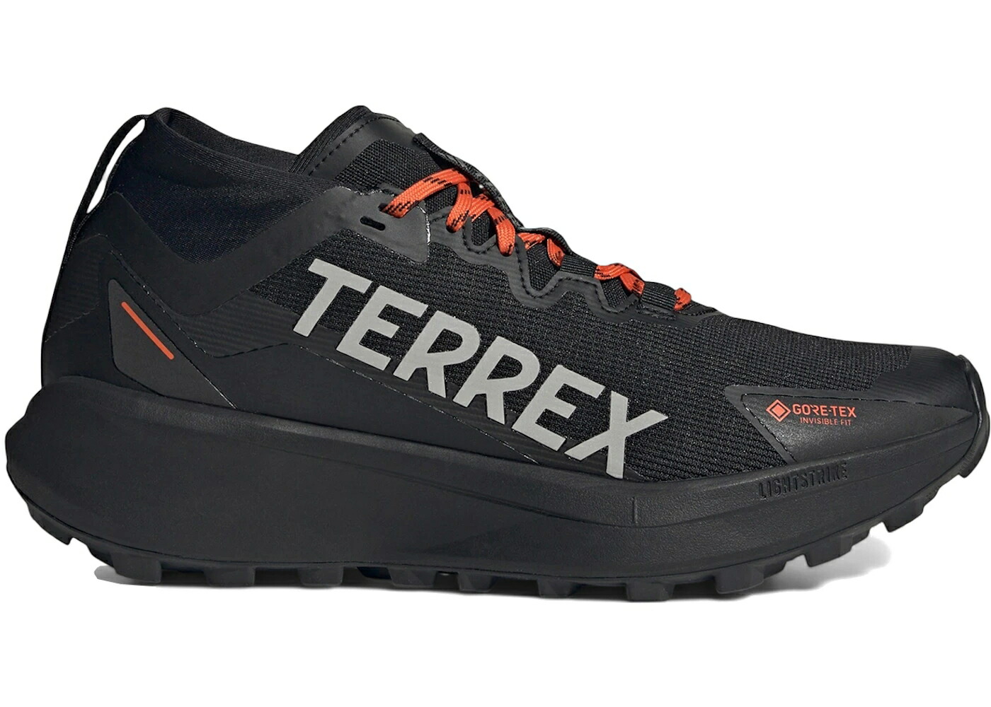 アディダス ゴアテックス コア 黒色 ブラック 灰色 グレー インパクト 橙 オレンジ スニーカー メンズ ADIDAS TERREX AGRAVIC GORE-TEX TRAIL CORE BLACK GREY TWO SEMI IMPACT ORANGE / CORE BLACK GREY TWO SEMI IMPACT