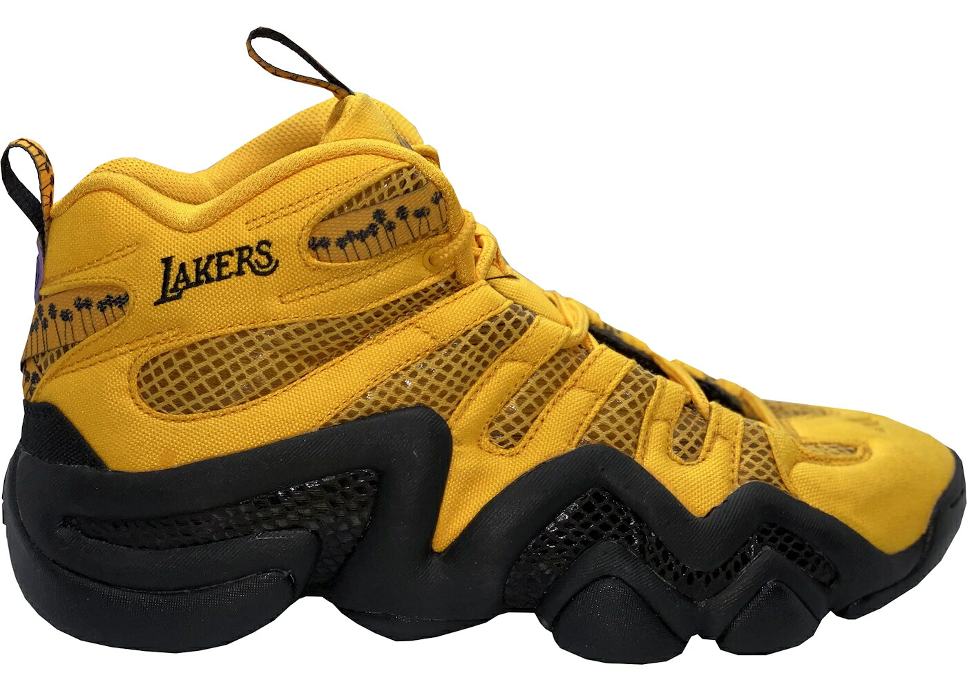 アディダス クレイジー レイカーズ ゴールド 黒色 ブラック スニーカー メンズ ADIDAS CRAZY 8 LAKERS / GOLD BLACK｜スニケス
