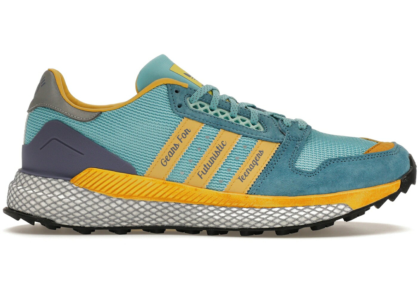 アディダス アクア 青色 ブルー コア スニーカー メンズ ADIDAS QUESTAR HUMAN MADE AQUA / LIGHT BLUE ST FADE OCEAN CORE