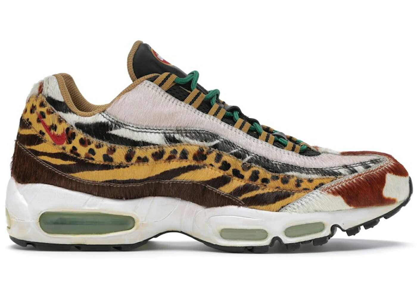 ナイキ マックス ポニー 赤 レッド クラシック 緑 グリーン エアマックス スニーカー メンズ NIKE AIR MAX 95 ATMOS ANIMAL PACK / PONY SPORT RED CLASSIC GREEN