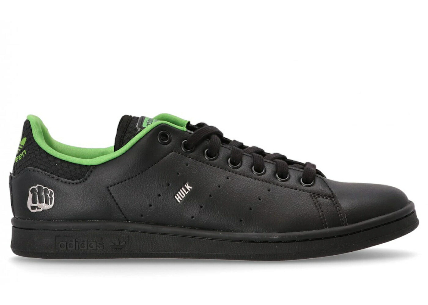 アディダス コア 黒色 ブラック 銀色 シルバー スタンスミス スニーカー メンズ ADIDAS STAN SMITH MARVEL HULK / CORE BLACK SILVER METALLIC
