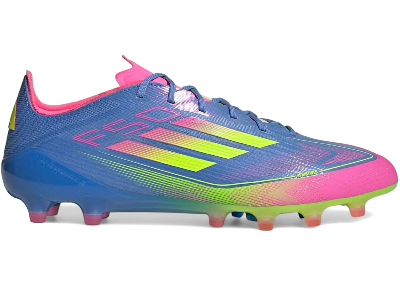 アディダス エリート 白星 青み 青色 核融合反応 スニーカー メンズ ADIDAS F50 ELITE AG CELESTIAL VICTORY PACK / BLUE FUSION LUCID LEMON LUCID