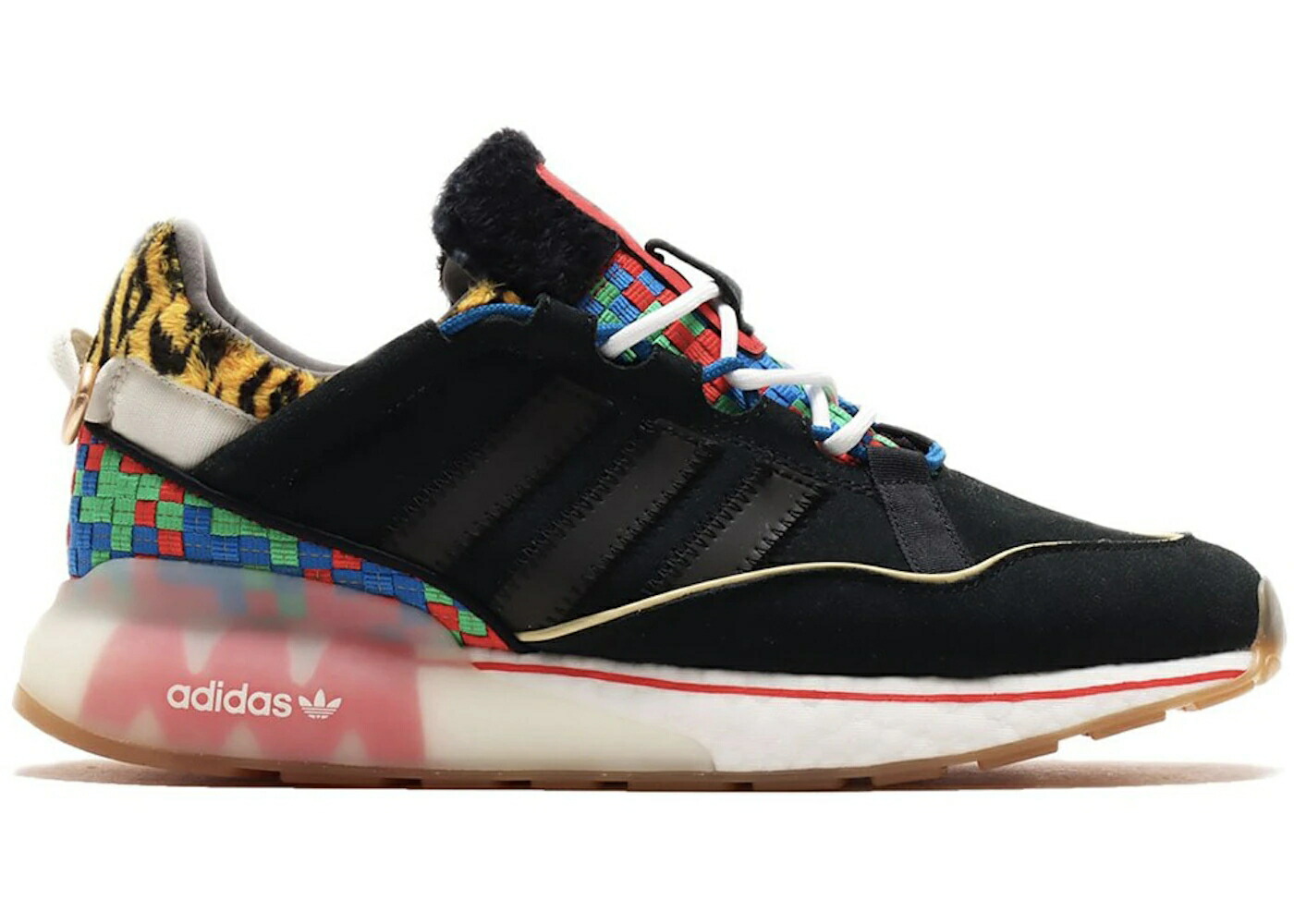 アディダス ブースト 黒色 ブラック スニーカー メンズ ADIDAS ZX 2K BOOST ATMOS SETSUBUN / BLACK MULTICOLOR