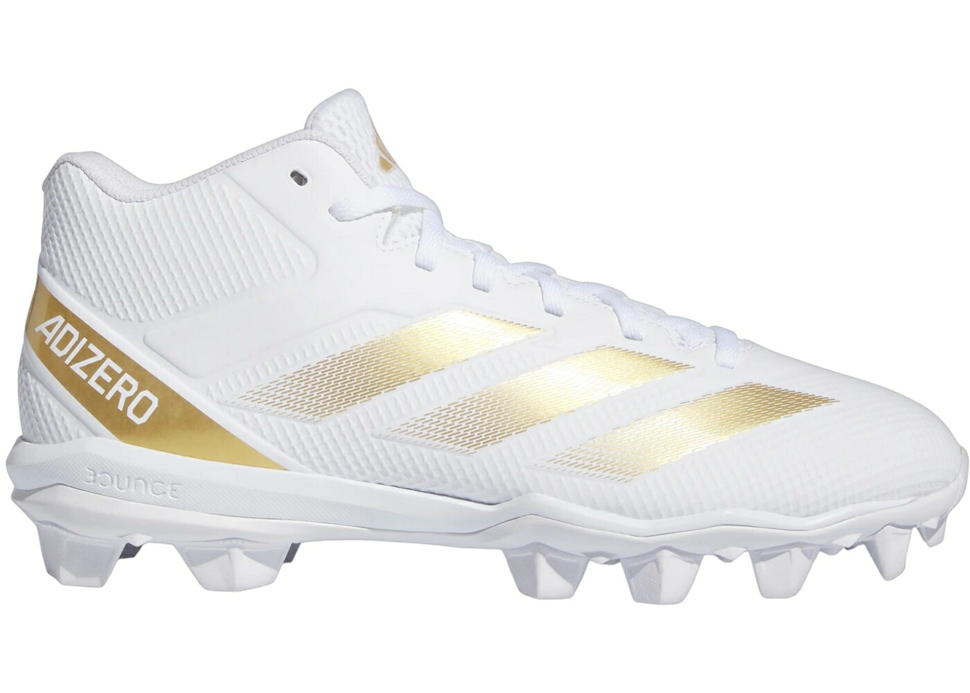 アディダス アディゼロ 白色 ホワイト ゴールド IMPACT.2 スニーカー メンズ ADIDAS ADIZERO MOLDED CLOUD WHITE GOLD METALLIC / CLOUD WHITE GOLD METALLIC CLOUD