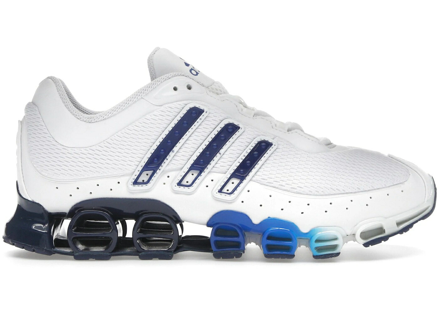 アディダス 白色 ホワイト 青色 ブルー スニーカー メンズ ADIDAS MEGARIDE CLOUD WHITE DARK BLUE ROYAL / CLOUD WHITE DARK BLUE ROYAL BLUE