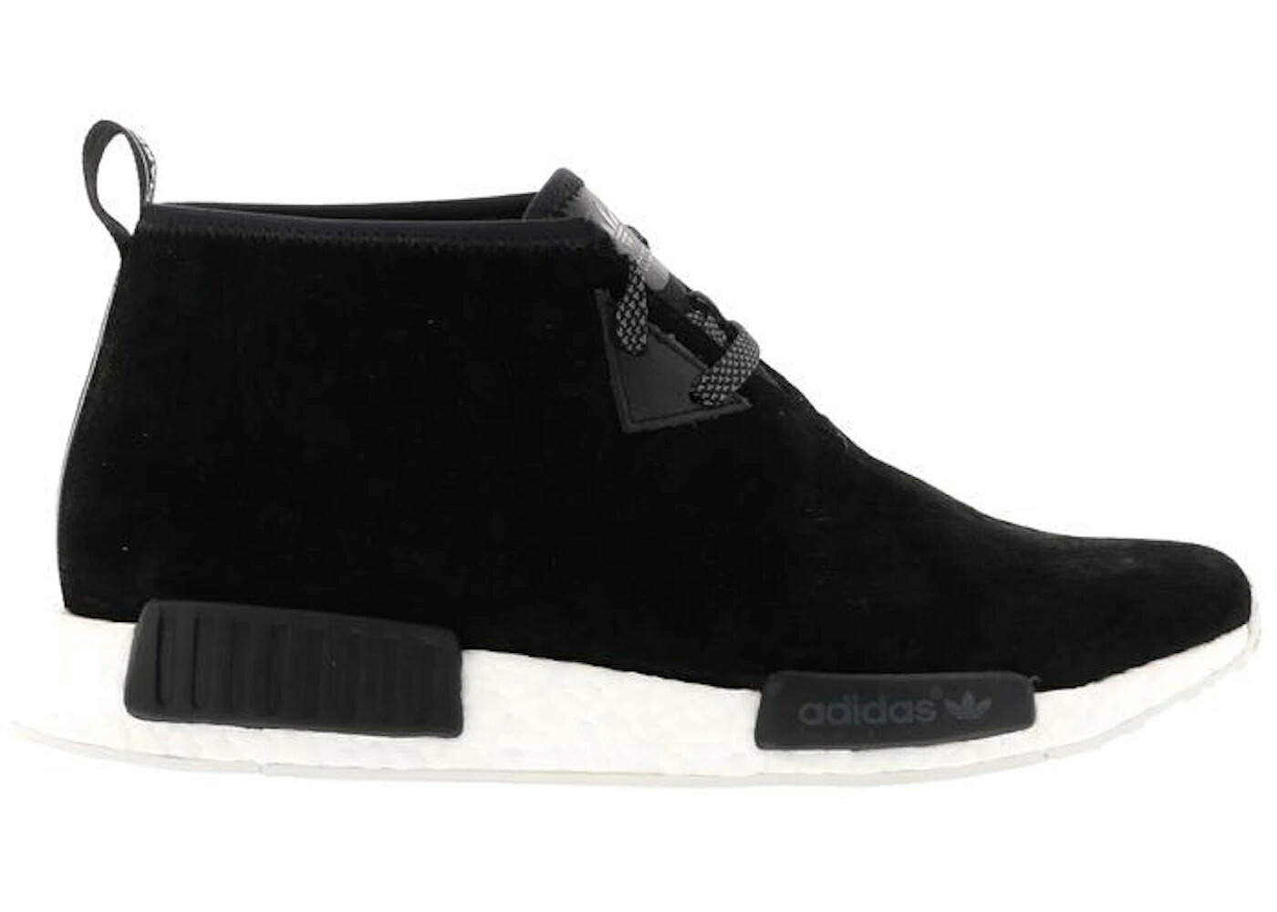 アディダス 黒色 ブラック スエード スウェード コア ビンテージ ヴィンテージ 白色 ホワイト スニーカー メンズ ADIDAS NMD C1 BLACK SUEDE / CORE BLACK VINTAGE WHITE