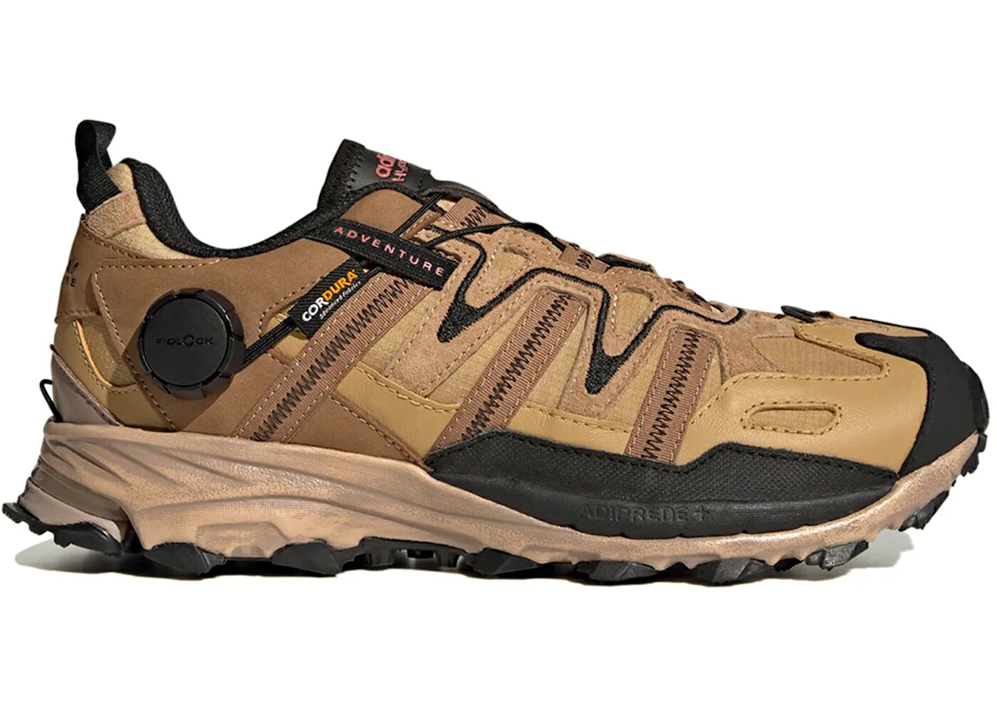 アディダス ベージュ 茶色 ブラウン スニーカー メンズ ADIDAS HYPERTURF GAITER GOLDEN BEIGE CHALKY BROWN / GOLDEN BEIGE CHALKY BROWN GOLDEN