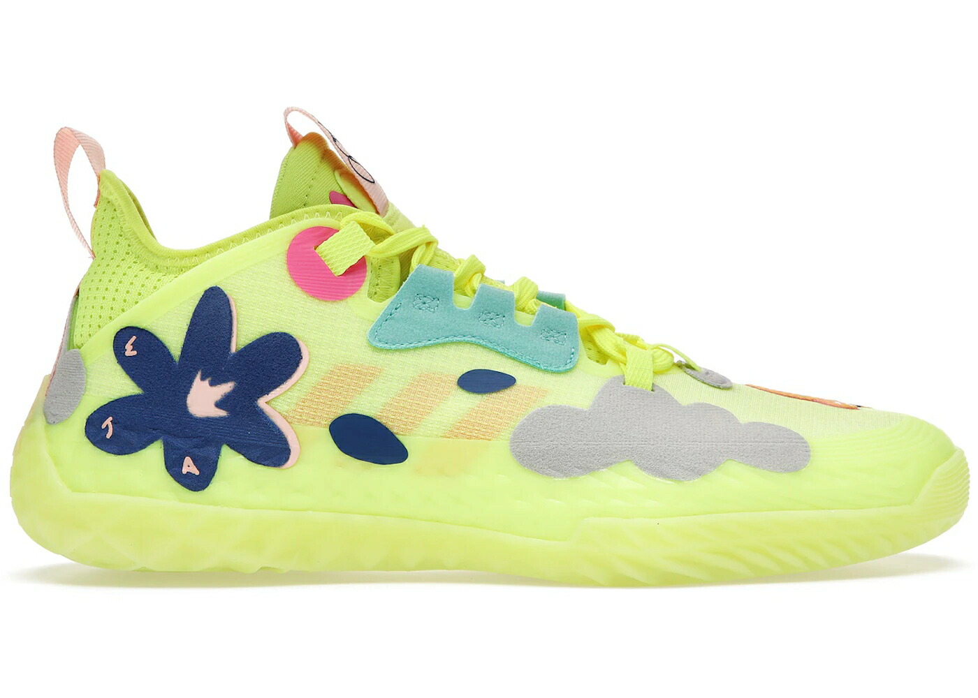 アディダス ハーデン 黄色 イエロー クルー VOL. スニーカー メンズ ADIDAS HARDEN 5 SOLAR YELLOW / SOLAR YELLOW CREW YELLOW HI RES