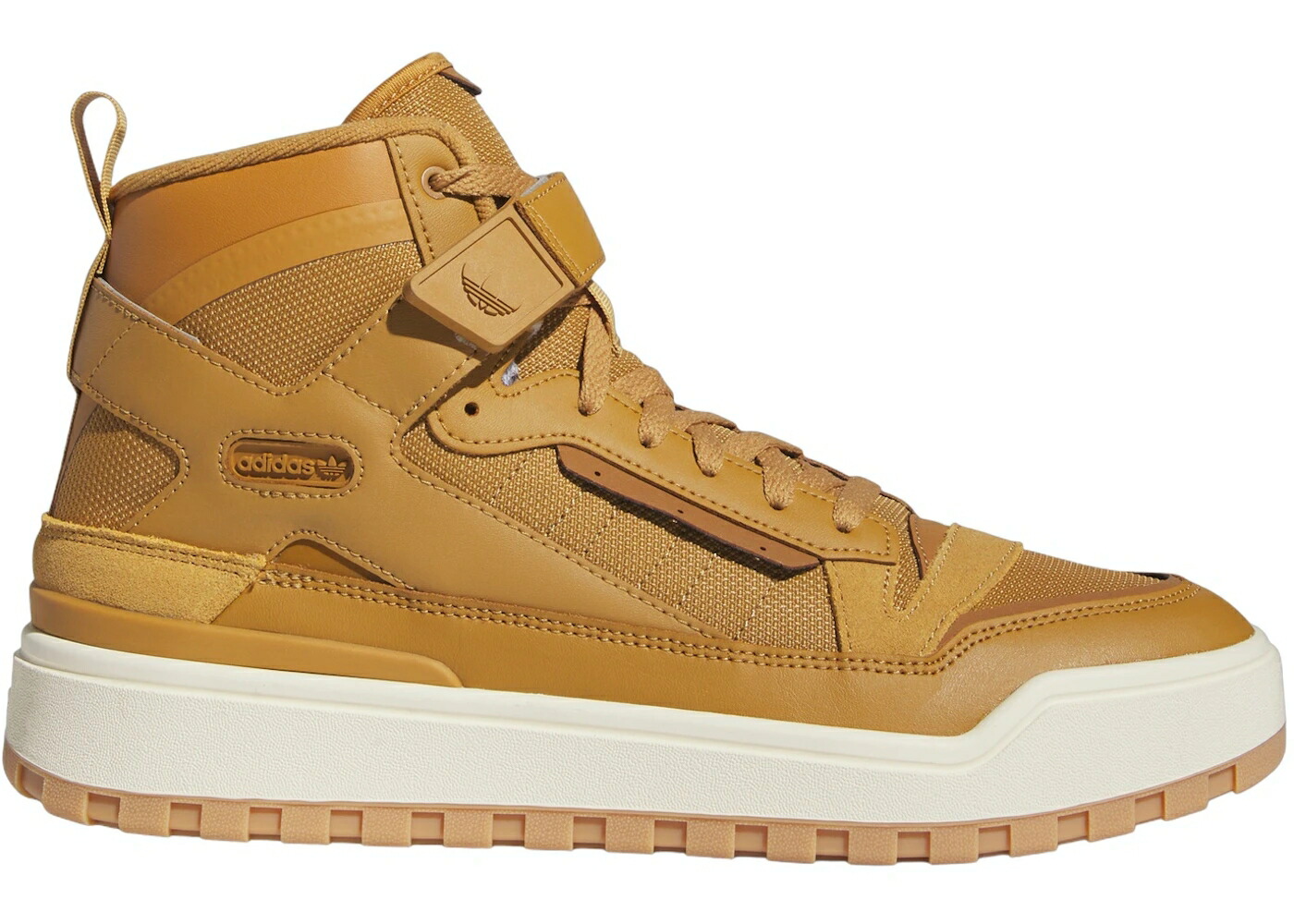 アディダス フォーラム ブーツ クリーム 白色 ホワイト スニーカー メンズ ADIDAS FORUM BOOT MESA CREAM WHITE GUM / MESA CREAM WHITE GUM