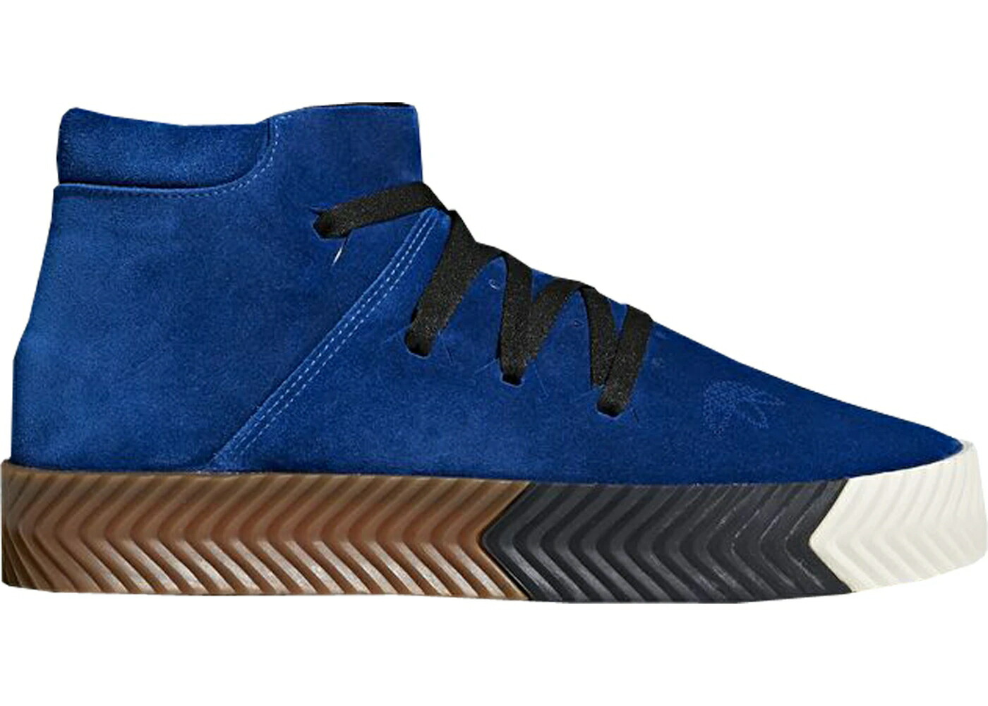 アディダス 滑る ミッド 青碧鳥類 中核グループ 黒いこと 黒いこと スニーカー メンズ ADIDAS SKATE MID ALEXANDER WANG BLUEBIRD / BLUEBIRD BLUEBIRD CORE BLACK