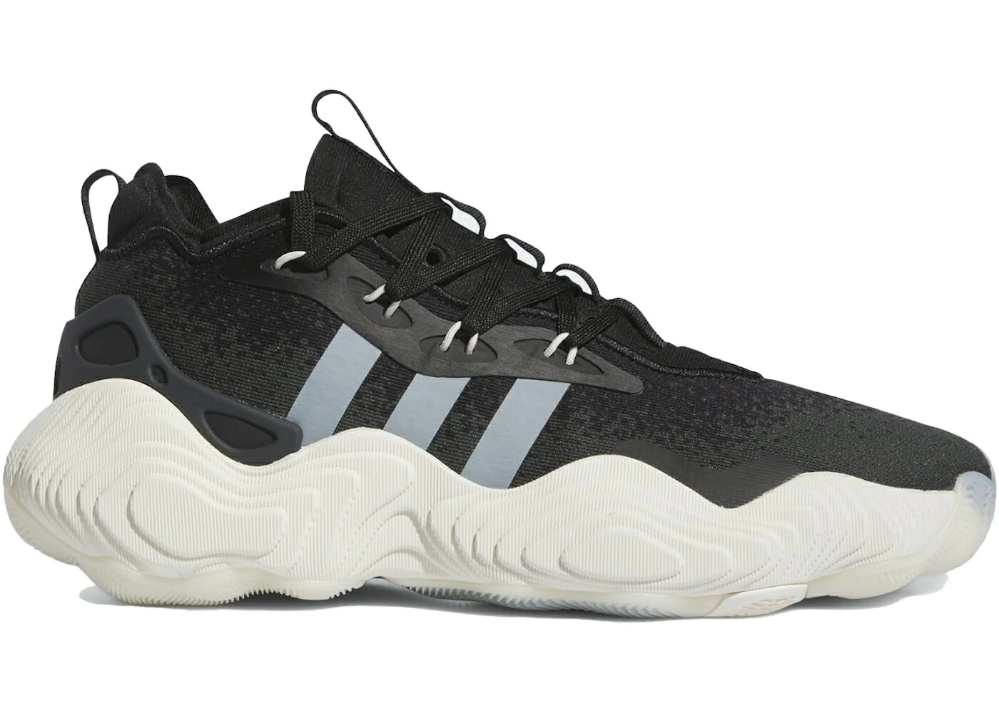 アディダス コア 黒色 ブラック カーボン 白色 ホワイト スニーカー メンズ ADIDAS TRAE YOUNG 3 CORE BLACK CARBON WHITE / CORE BLACK CLOUD WHITE CARBO