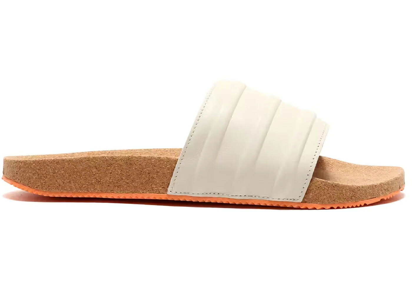 アディダス アディレッタ プレミアム ベージュ 茶色 ブラウン 橙 オレンジ スニーカー メンズ ADIDAS ADILETTE PREMIUM BEIGE CORK / BEIGE BROWN ORANGE