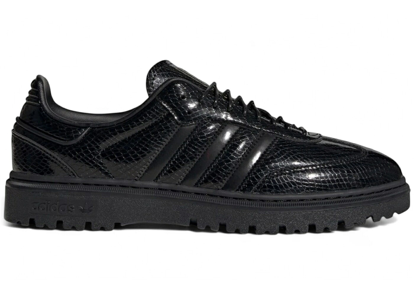 アディダス サンバ 黒いこと 黒いこと 中核グループ スニーカー メンズ ADIDAS SAMBA WTR BLACK SNAKE / CORE BLACK CORE BLACK CORE BLACK