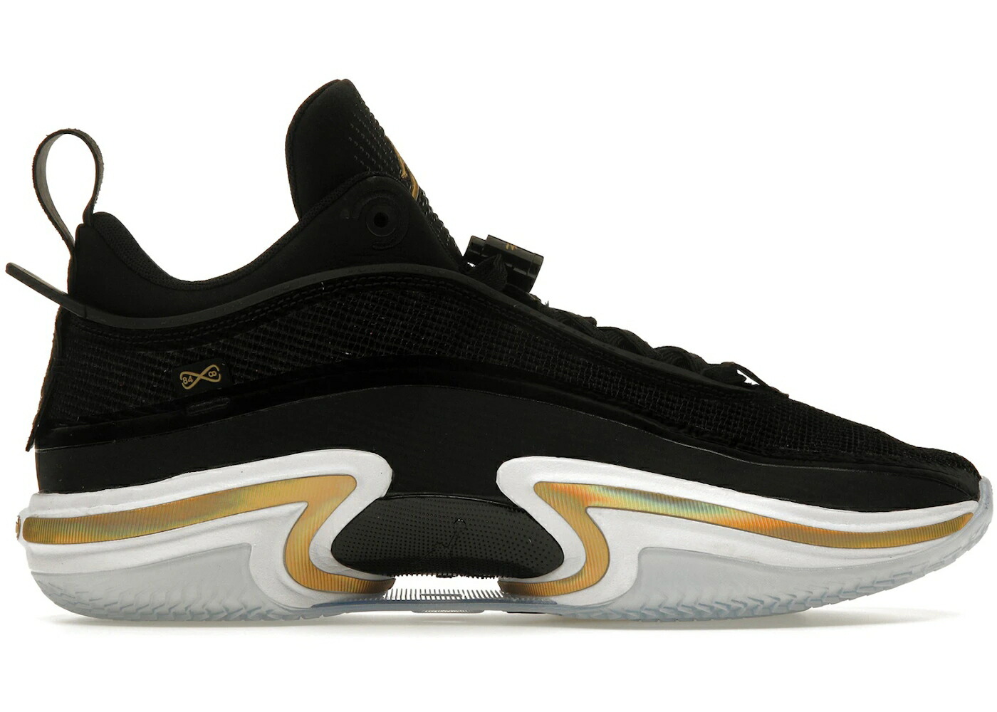 ナイキ ジョーダン 黒いこと 黒いこと ゴールド 白いこと 白いこと スニーカー メンズ JORDAN 36 LOW BLACK GOLD (CLEAR SOLE) / BLACK WHITE METALLIC GOLD