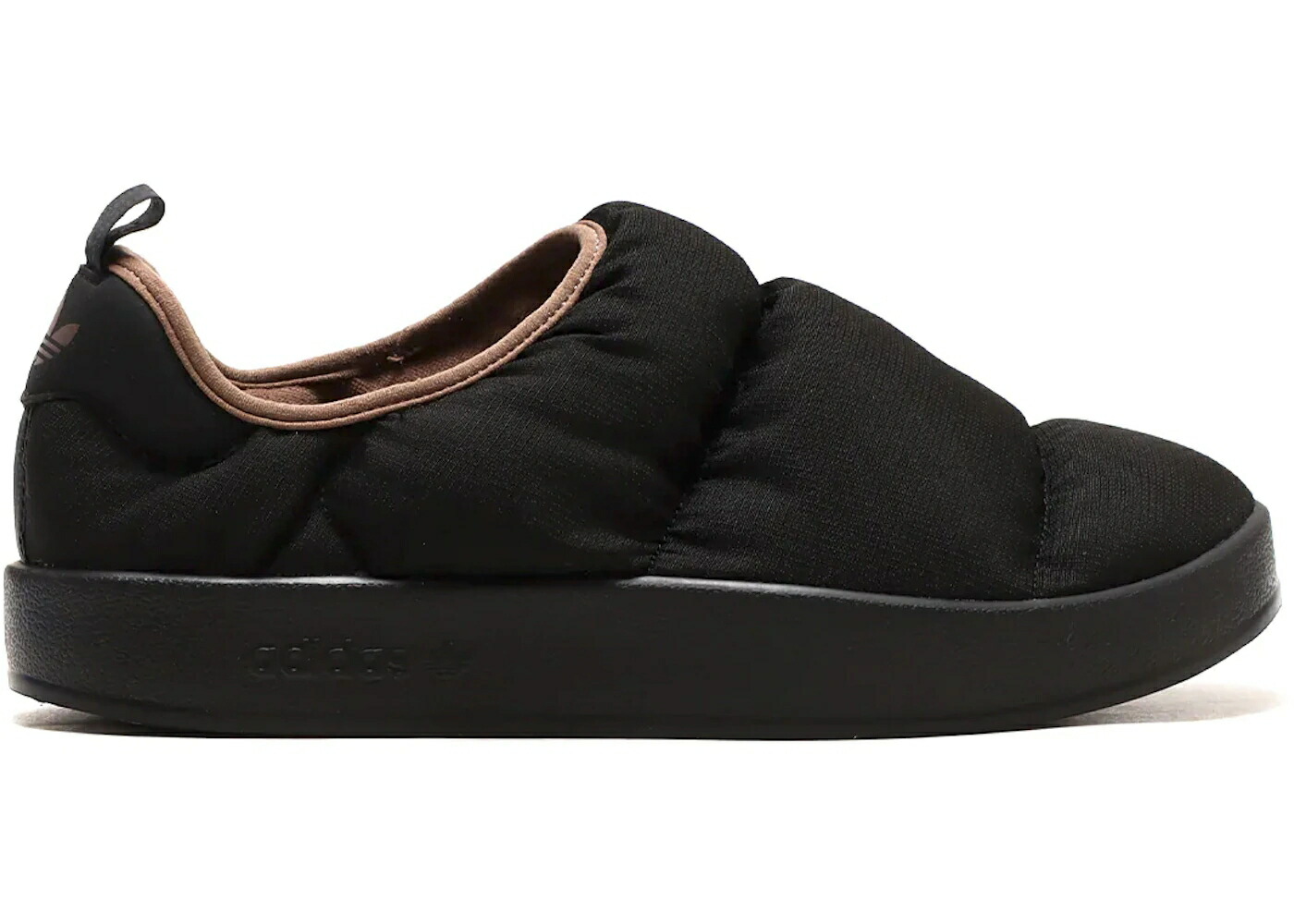 アディダス 中核グループ 黒いこと 黒いこと スニーカー メンズ ADIDAS PUFFYLETTE CORE BLACK EARTHSTRATA / CORE BLACK CORE BLACK