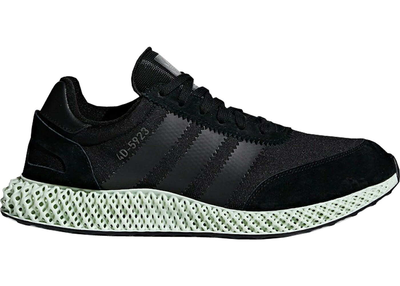アディダス 黒色 ブラック コア 緑 グリーン スニーカー メンズ ADIDAS FUTURECRAFT 4D X 5923 NEVER MADE PACK BLACK / CORE BLACK CORE BLACK AERO GREEN｜スニケス