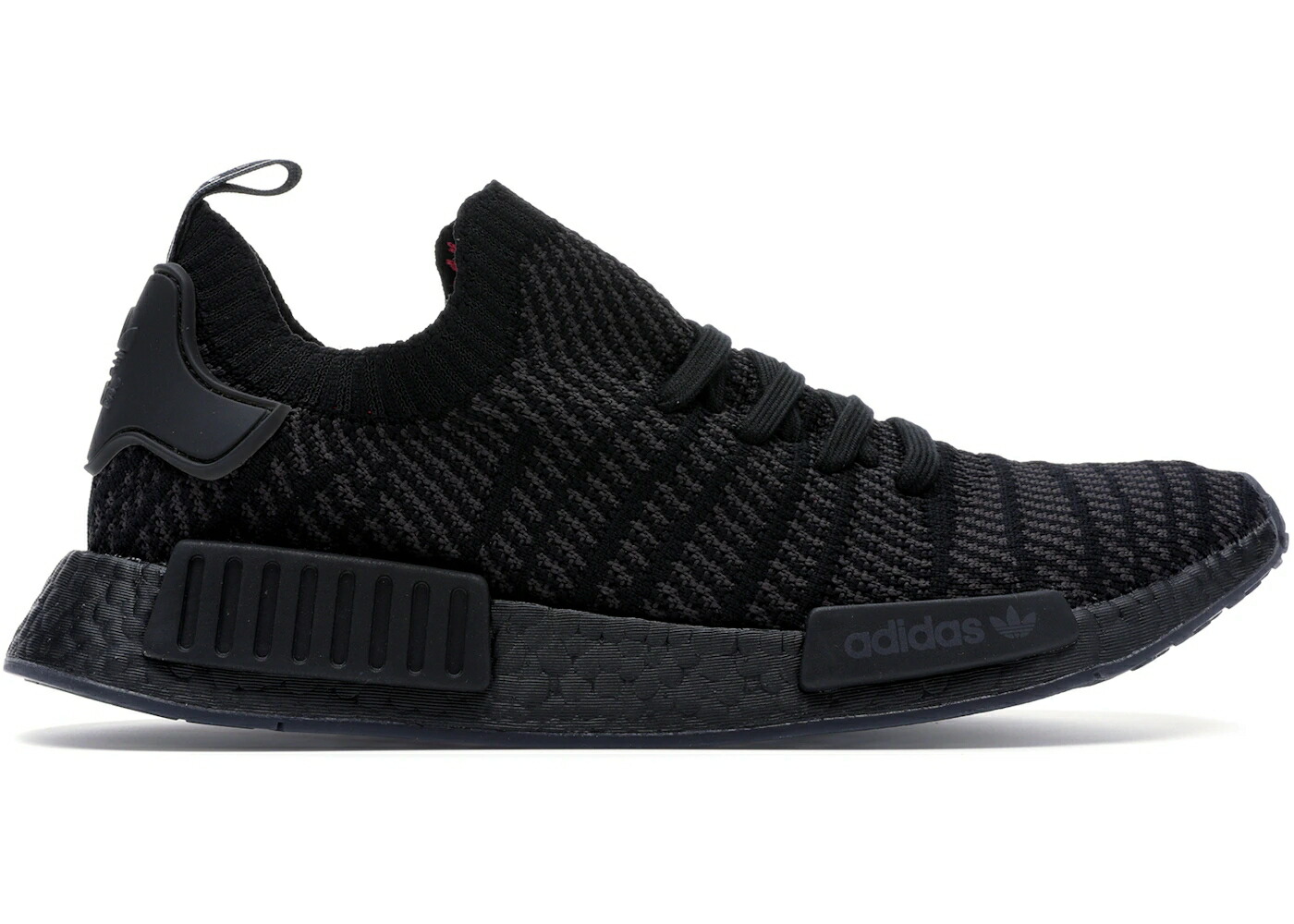 アディダス 黒いこと 黒いこと 中核グループ スニーカー メンズ ADIDAS NMD R1 STLT TRIPLE BLACK / CORE BLACK UTILITY BLACK SOLAR