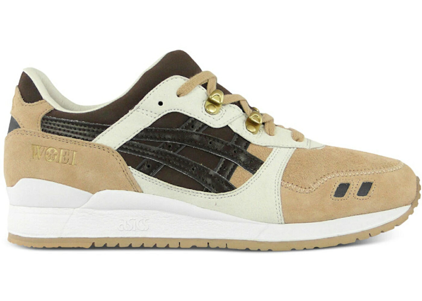 アシックス ゲルライト ベージュ スニーカー メンズ ASICS GEL-LYTE III WOEI CERVIDAE / BEIGE