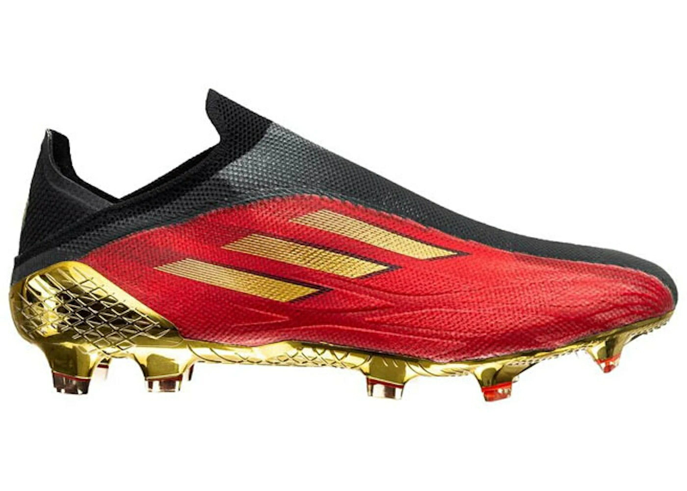 アディダス 赤 赤いこと ゴールド 中核グループ SPEEDFLOW+ スニーカー メンズ ADIDAS X FG VIVID RED GOLD METALLIC / VIVID RED GOLD METALLIC CORE