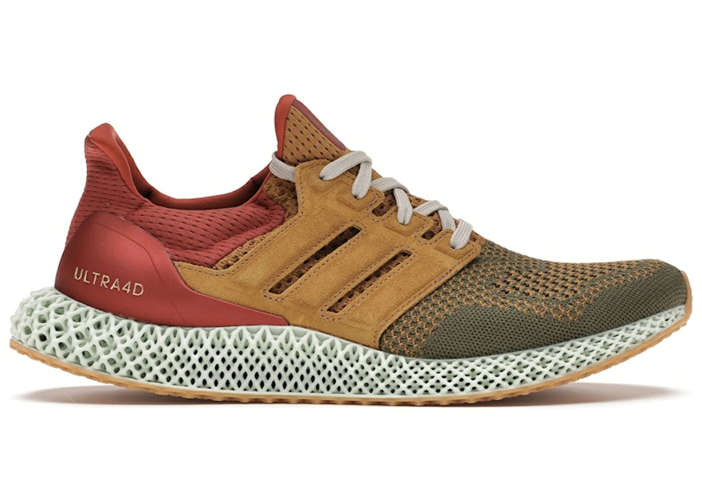 アディダス ウルトラ 緑 緑であること 赤銅色 赤銅色 橙 オレンジ色 スニーカー メンズ ADIDAS ULTRA 4D SOCIAL STATUS / GREEN BROWN ORANGE